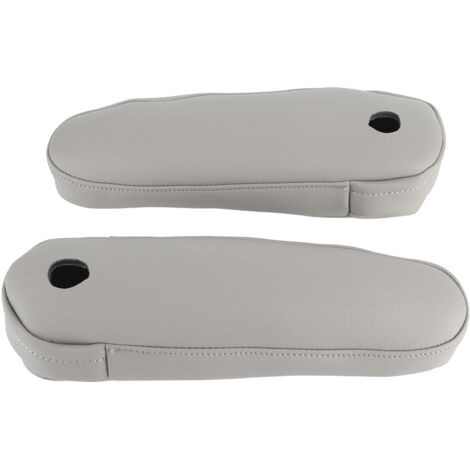 2 Pièces Couvre Accoudoir Siège Auto Cuir Synthétique pour Lexus RX 300 330 350 2003‑2009 Gris