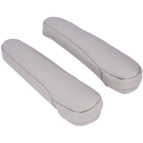 2 pièces Couvre Accoudoirs Siège Auto en Similicuir Gris pour Honda Odyssey 2004‑2014