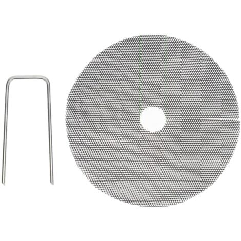 2 Pièces Couvre-Pots Anti-Chats Diamètre 40cm avec Grille 2.5cm, Protection Respirante pour Terreau et Plantes d'Intérieur et Jardin