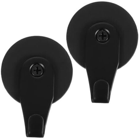 2 Pièces Crochet Magnétique Robuste pour Réfrigérateur avec Aimant en Fer Noir, Décoration Saisonnière et Rangement Polyvalent Cuisine -