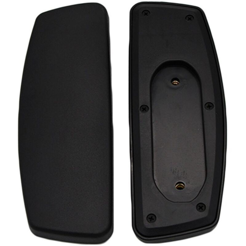 2 Pièces D'accoudoirs de Rechange pour Chaise de Bureau, Coussinets de Bras de Remplacement pour Chaise de Bureau, Capuchons Universels avec Trou de