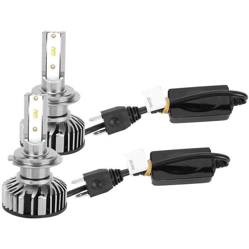 Sunxury - 2 pièces DC9V-32V 40W 8000LM 6500K led étanche H7 phare lampe de conduite
