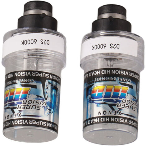 2 pièces de ampoules D2S 12V 35W 6000K HID, lumière blanche, sans mercure, remplacement de phare Xenon,de