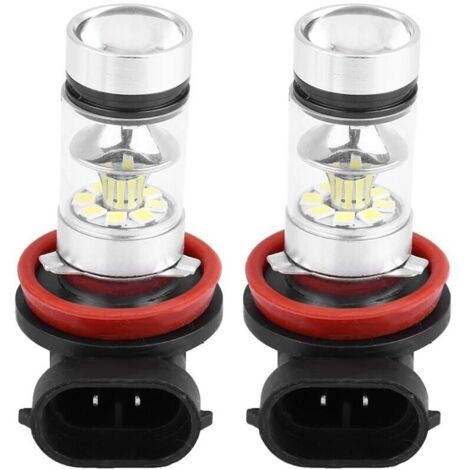 2 pièces de ampoules de phare LED 100W ultra-lumineuses pour voiture (lumière blanche),de DEBUNS