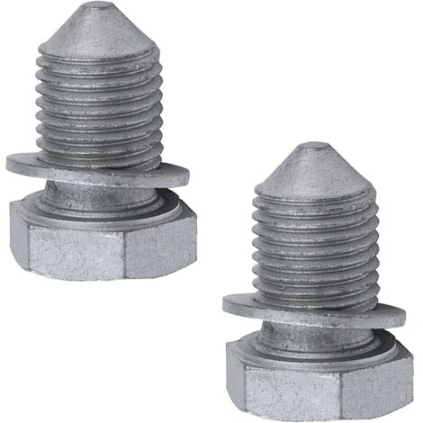 2 pièces de bouchon de vidange d'huile, N90813201 N90813202 bouchon de vidange d'huile m14x1,5, vis de vidange d'huile, joint d'étanchéité pour bouchon de vidange d'huile pour voitures