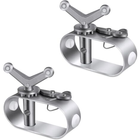 2 Pièces de Câble Tendeur Bâche Piscine, Tendeur de Câble de Couverture Robuste Treuil de Couverture de Piscine, Cliquet de Câble pour la Fixation de Piscines Hors Sol en Hiver