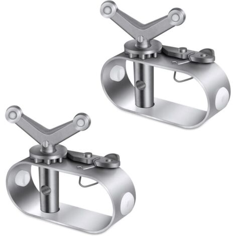 2 Pièces de Câble Tendeur Bâche Piscine, Tendeur de Câble de Couverture Robuste Treuil de Couverture de Piscine, Cliquet de Câble pour la Fixation de Piscines Hors Sol en Hiver
