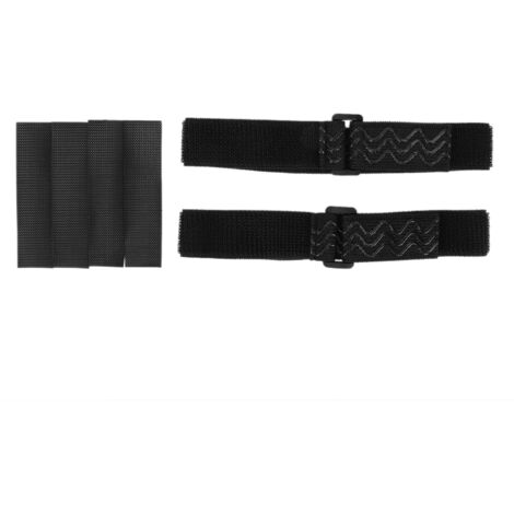 2 pièces de fixations anti-dérapage pour bottes, avec 4 bandes adhésives pour maintien sécurisé