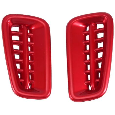 2 pièces de garniture décorative pour cache de grille d'aération latérale du tableau de bord--