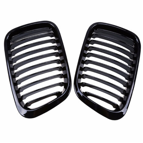 2 pièces de rechange pour pare-chocs avant, calandre et grille de radiateur pour BMW E46 4 portes 1998-2001