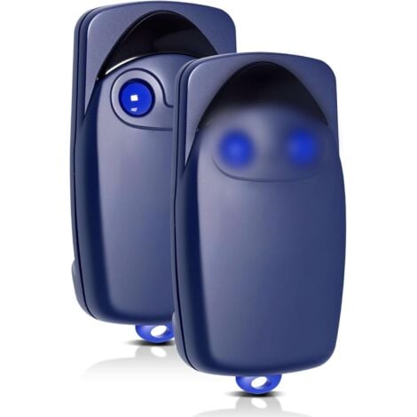 SJQKA 2 pièces de rechange pour télécommande NICE FI02, 433,92 MHz, télécommande 2 canaux pour portail compatible avec Flo1r-s, Flo2r-s, Flo4r-s 687368713