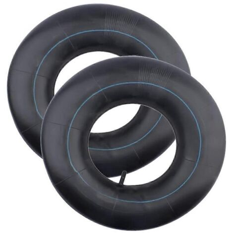 2 pièces de rechange universelles pour pneus de tondeuse à gazon, chambre à air 16x6.50-8