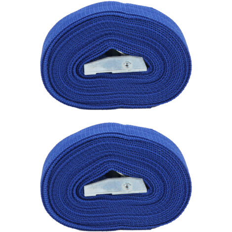 2 pièces de sangles de ratchet en alliage de zinc, robustes et durables, pour le transport de bagages et le chargement sécurisé - 3m/9.8ft