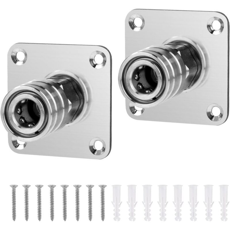 2 Pièces de Support de Canon à Mousse, Supports de Pistolet de Nettoyeur Haute Pression en Acier Inoxydable pour Interface 1/4 Pouces Supports