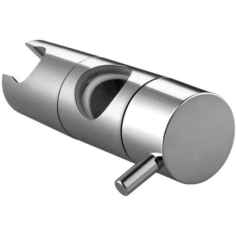 Linghhang - 2 pièces de Support Universel pour Tête de Douche(diamètre 22mm) - Support Ajustable Chromé pour Pommeau Facile à Installer - Attache de