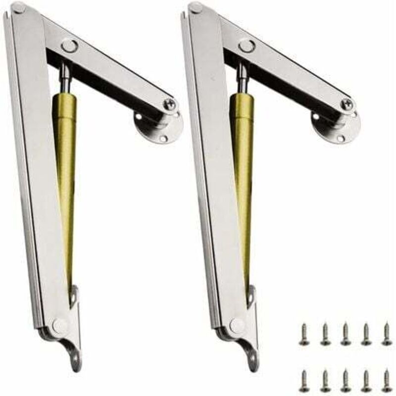 Gabrielle - 2 pièces de vérins à gaz 150N tampon de porte rabattable robuste vérins pneumatiques, vérins hydrauliques amortisseurs de meubles portes