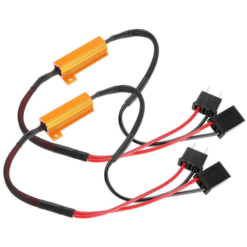 2 pièces décodeurs led de voiture pour phare H7 Anti Hyper Flash pas de cblage de résistance de charge d'erreur