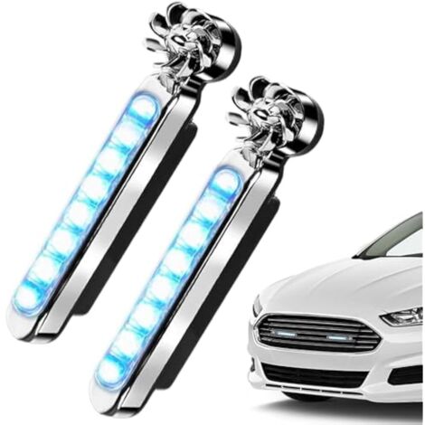 2 Pièces Décorations LED Réglables pour Phares de Voiture, Scooter, Moto, Camion, SUV, Berline, Vélo – Usage Extérieur, Route, Camping, Voyage