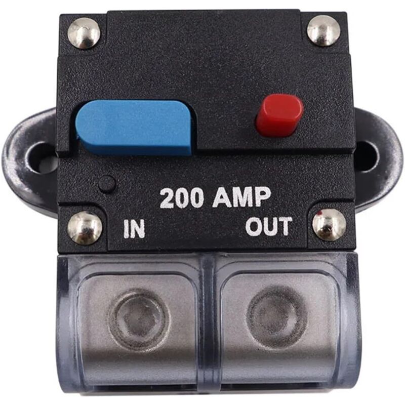 2 pièces disjoncteur de voiture à restauration automatique, 1 pièce, disjoncteur de connexion de batterie audio, porte-fusible, base de commutation