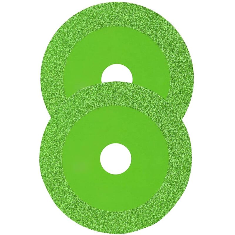 2 Pièces Disque de Coupe de Verre 125mm Disque à Tronçonner le Verre pour Meuleuse d'angle pour Porcelaine, Verre, Jade, Bouteilles de Vin (Ø 22,23