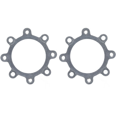 2 Pièces Disque de Frein Fileté en Alliage d'Aluminium avec Rondelle à Trous Fraisés 3517‑0032‑0080