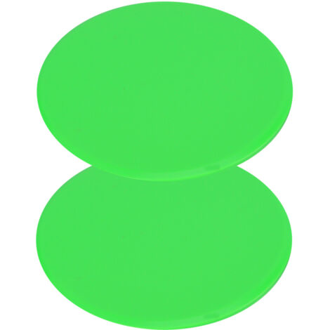 2 Pièces Disque de Glissement Rapide pour Équilibre Corporel - Rond Vert