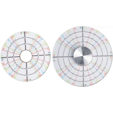 2 Pièces Disque Rotatif Roue de Poterie Outil de Coupe Outil de Poterie Outil de Circulation à Nombre Pair Outils en Argile pour Potiers