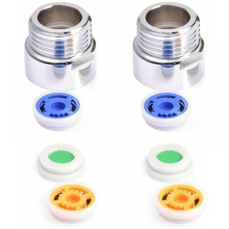2 Pièces Douche Réducteur, Limiteur de Debit d'Eau Douche, Douche Limiteur de Réducteur Réducteur de Débit Réglé pour Cuisine, Salle à Manger, Salle de Bain