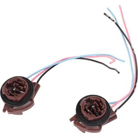 2 pièces Douille 3157 Renforcée pour Ampoules LED 3057, Compatible 3155 3357 3457 3757 4057 4114 4157 3156 3056 3456 4156