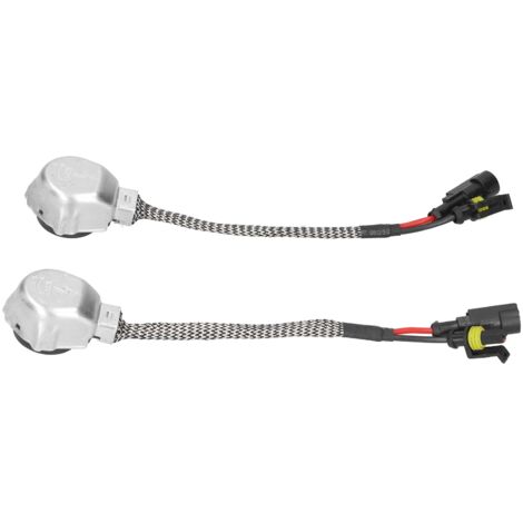 2 Pièces Douille Adaptateur Câble Connecteur pour Ampoules Xenon HID D2S/D4S Ballasts