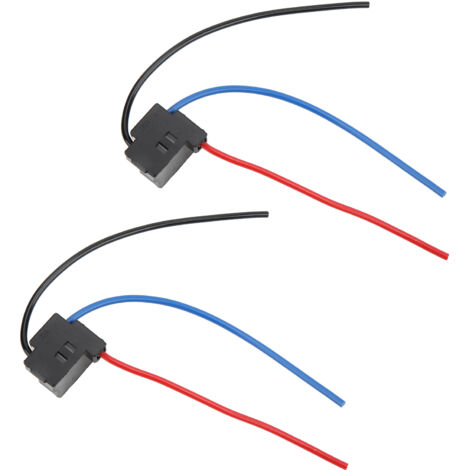 2 pièces Douilles Phares H4 4 Connecteurs Câblage Noir pour Véhicules Industriels et Automobiles