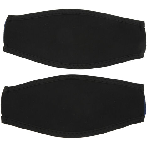 2 pièces Dragonne de Masque de Plongée en Néoprène Noir, Sécurisée et Stabilisante pour Hommes et Femmes