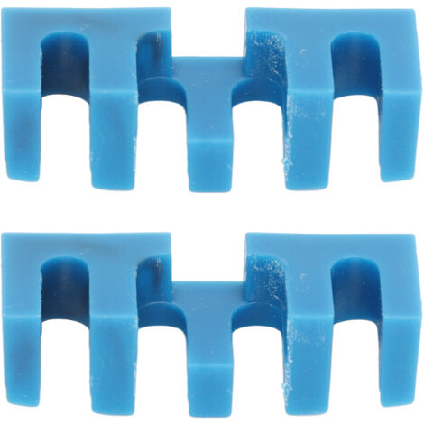 2 Pièces Écarteur de Cadre de Raquette de Badminton Intégré, Adaptateur de Tension Haute, Protecteur d'Outils de Cordage Bleu