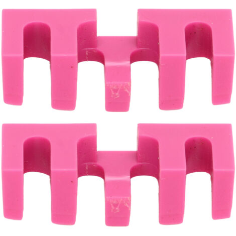 2 Pièces Écarteur de Cadre de Raquette de Badminton Intégré, Adaptateur de Tension Haute, Protecteur d'Outils de Cordage Rose