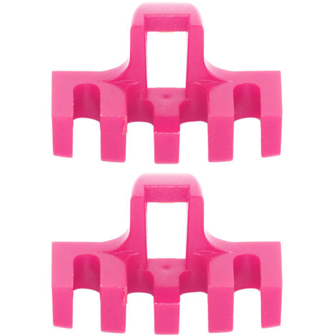2 Pièces Écarteur de Charge pour Raquette de Badminton Machine à Tirer les Cordes Accessoires de Filetage Protecteur à Haute Charge Rose