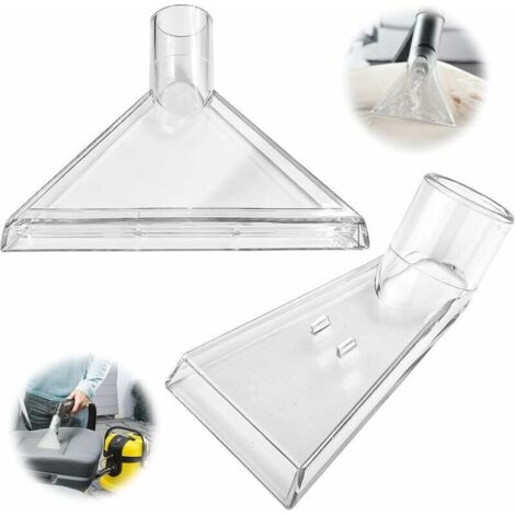 2 Pièces Embout Aspirateur Canapé Voiture, Buse D'Extraction, Outil D'Extraction, Accessoire pour Extracteurs Portatifs, Embout Buse Aspirateur Eau, Vapeur Sec et Humide Buse