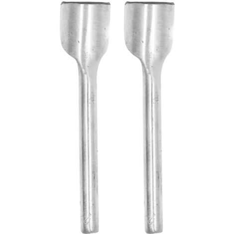 2 Pièces Emporte-pièce Demi-Rond en Acier pour Cuir, Outil de Découpe pour Courroies et Accessoires de Maroquinerie 20mm