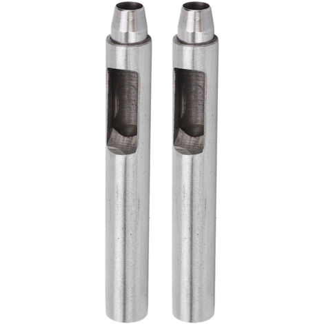 2 Pièces Emporte-pièce Rond pour Cuir DIY, Outil de Perçage et Découpe 9mm - Fournitures Quincaillerie