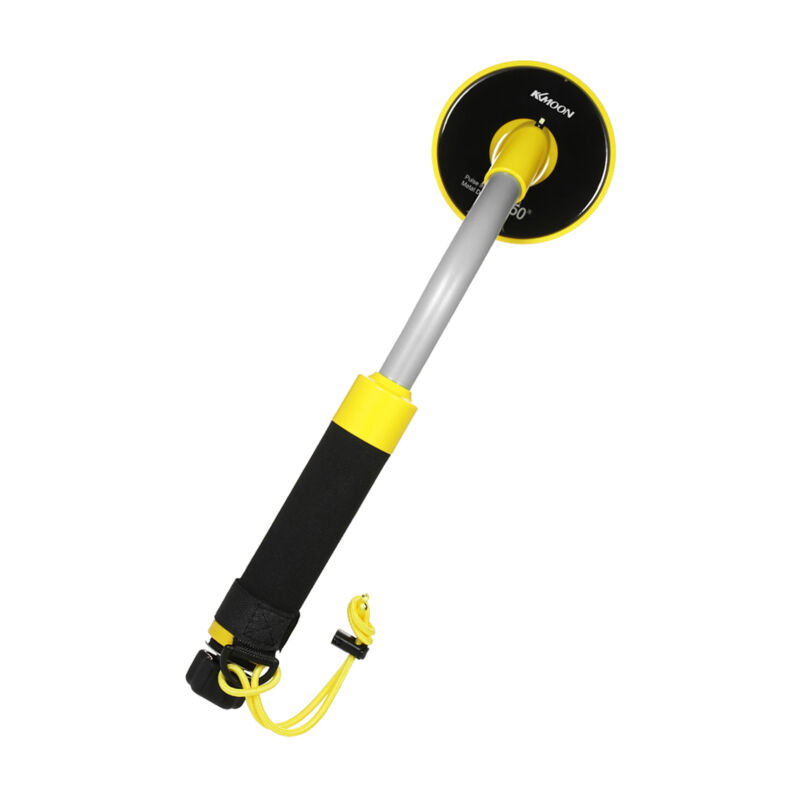 LIFCAUSAL Détecteur de Métaux Haute Sensibilité PI 98ft Étanche avec Pointeur Portable, Technologie d'Induction Pulsée et LED pour Chasse au Trésor