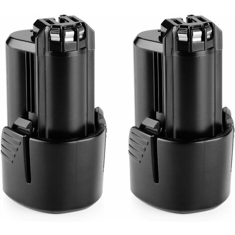 [2 Pièces] Energup 12V 3000mAh Li-ion Batterie de Rechange pour Bosch 12V BAT411 BAT411A BAT412A 2607336014 2607336864