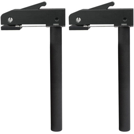 2 Pièces Ensemble Pince Fixation Travail Bois Réglable,20mm Serre Joint Menuisier, Colonne de Support pour Perceuse pour Sculpture sur Bois, Routage, Ponçage