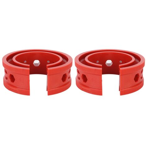 2 pièces/ensemble SEBS rouge voiture amortisseurs entretoises amortisseur colle tampon ressorts outil d'entretien automatique (D).