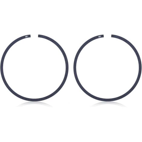 2 pièces/ensemble segments de piston 45 mm x 1,2 mm adaptés à Husqvarna 353 351 350 346 346XP 340 accessoires pièces de rechange