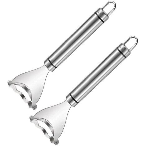 2 pièces épluch de maïs en acier inoxydable épluch d'épis de maïs outil d'épluchage de maïs