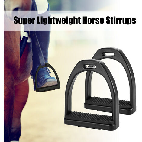 2 pièces étriers d'équitation en plastique selle de cheval anti-dérapant pédale de cheval Super léger équipement de sécurité équestre,Enfants