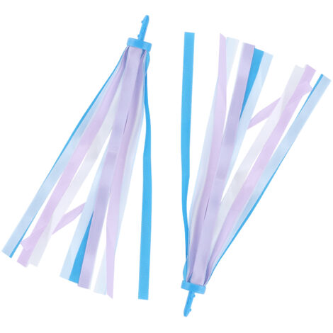 2 pièces Fanions Colorés pour Guidon de Vélo Enfant et Scooter, Décoration Ludique