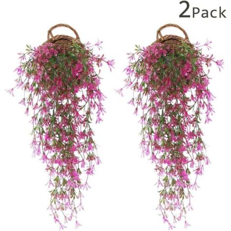 2 Pièces Faux LierrePlante Artificielle LierreChute de LierreFeuille Artificielle De LierreFausses Glycine Décorations de MariageDécorations Pour Fêtes de Jardin - rouge -