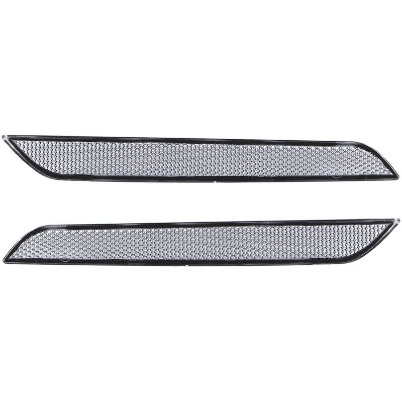 Jeffergarden - 2 pièces feu de position latéral 63147187087 lampe réflecteur de pare-chocs avant pour E71/X6/E70/X5MWhite