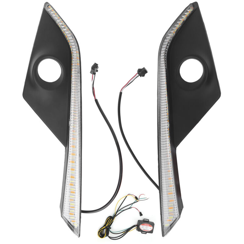 Sunxury - 2 pièces feux diurnes led haute visibilité remplacement difonctionnel pour Mazda cx-3 2016-2019 dc 12V