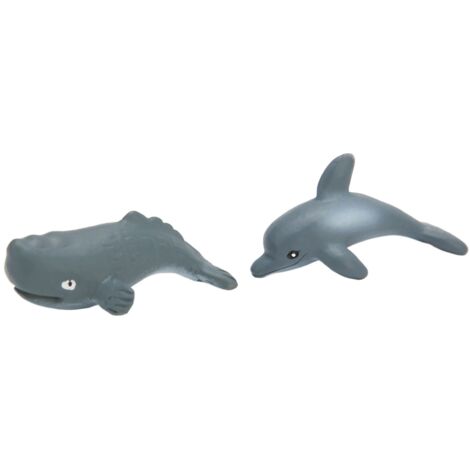 2 Pièces Figurine Baleine Mignonne Style Moderne, Décoration Maison Résine pour Jardin Miniature ou Gâteau